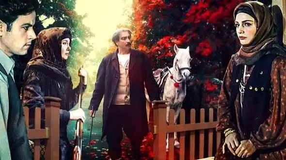 عکس سفر در زمان /  «ارباب، شیرین و خانم‌بس‌» در پشت صحنه سریال پس از باران /  سال 1379