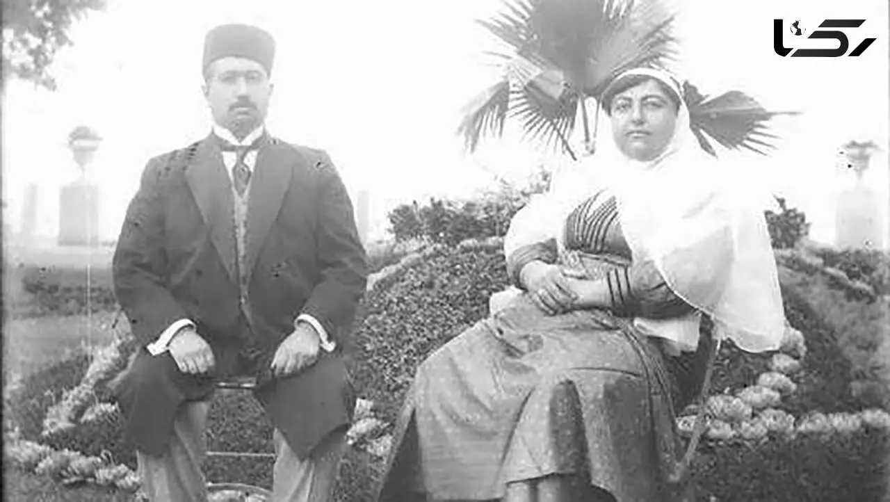 عکس هایی از محمدعلی شاه و همسرش ملکه جهان در تبعید