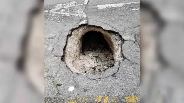 باران تونل مخفی سارقان بانک را لو داد+عکس