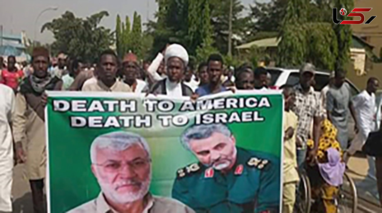 تظاهرات در پایتخت نیجریه در محکومیت ترور سردار سلیمانی 