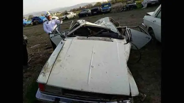 لاستیک های فرسوده پیکان حادثه وحشتناکی را در کرمانشاه رقم زد + عکس 