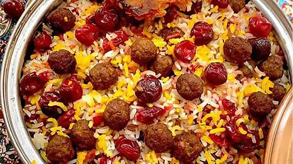 ناهار امروز چی بپزیم؟ آلبالو پلو