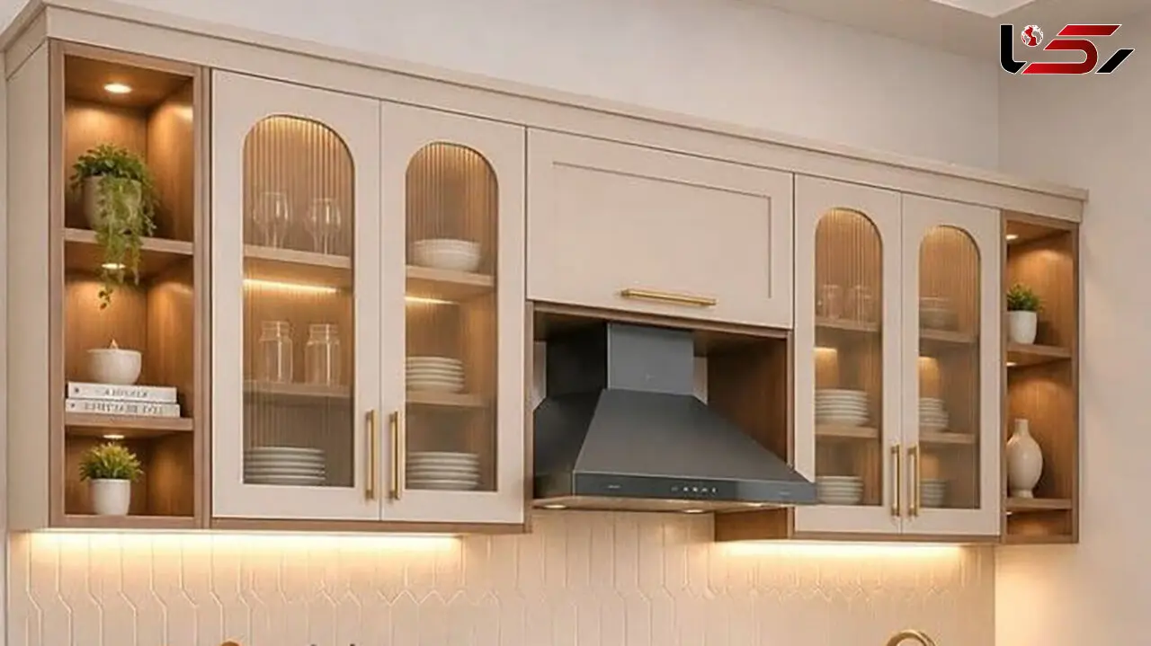 کابینت شیشه‌ ای؛ 36 مدل شیک و مدرن برای آشپزخانه‌ های امروزی