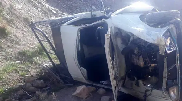 سقوط مرگبار خودرو به ته دره در مراغه ساوه