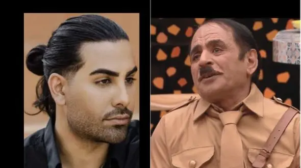 آقا رشید با دسته گل مخصوصش وسط کنسرت مجید رضوی/ وااای پایین اومدنش! اینجا هم میخواد همه رو بخندونه