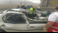 تصادف مرگبار کامیون و ال 90 در قزوین 