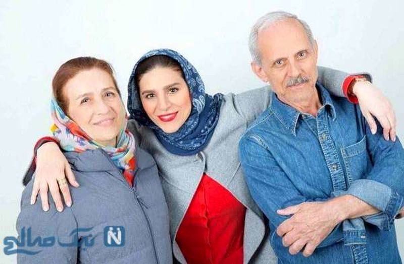عکس پدر و مادر شیک و جذابِ سحر دولتشاهی