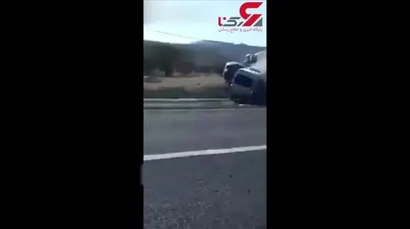 فاجعه مرگباری که تریلی 18 چرخ رقم زد+ فیلم