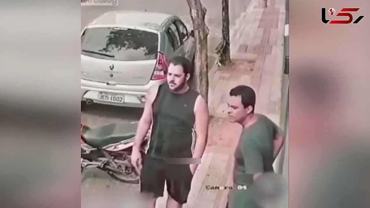 فیلم لحظه اسلحه کشی به روی دزدان/ پا به فرار گذاشتند