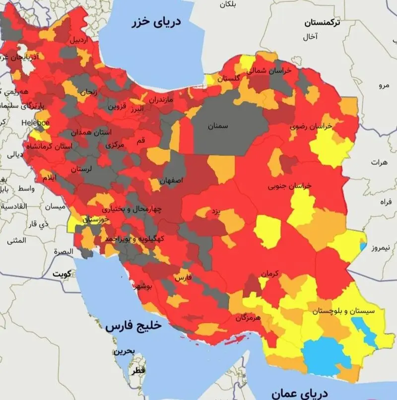 نقشه ایران