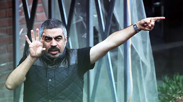 اولین عکس از همسر زیبای سروش صحت ! / لباسش جذاب و حسرت برانگیز !