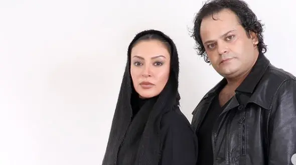 عکس غم انگیز زیبا بروفه و همسرش