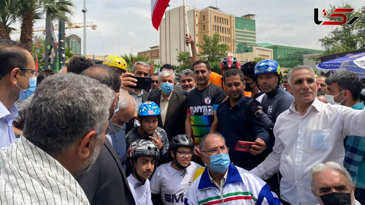 حضور «حمید سجادی» در راهپیمایی روز قدس