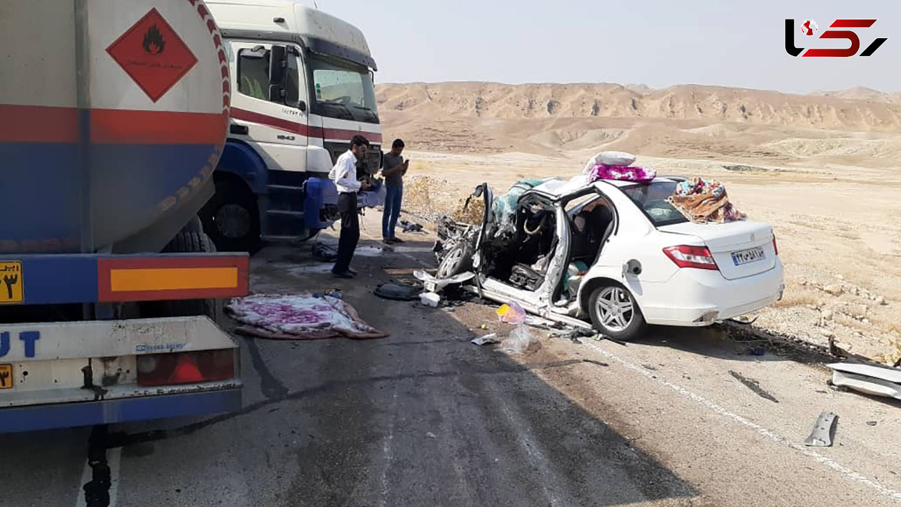 3 کشته و یک زخمی در تصادف ساینا و کامیون / خرم‌آباد