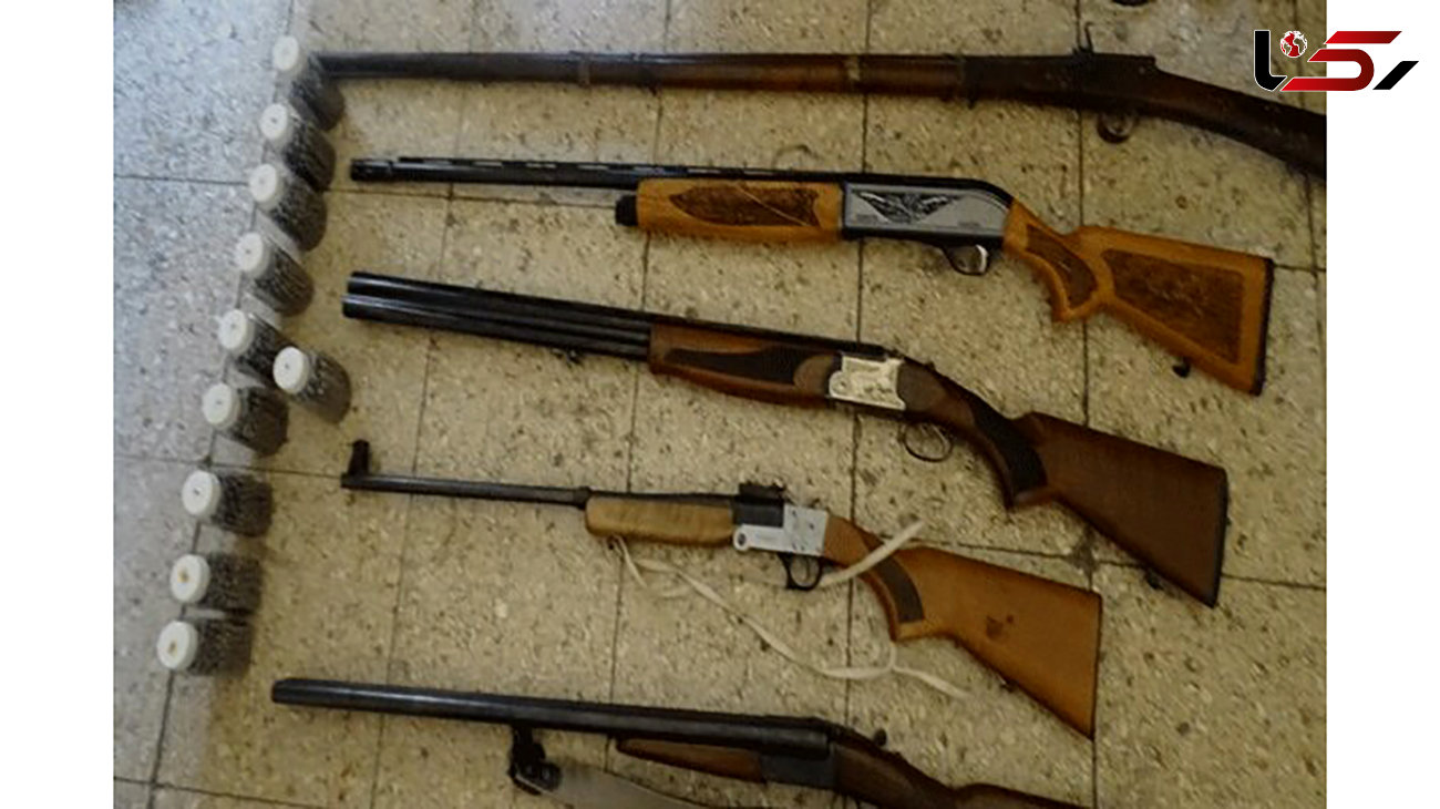 بازداشت 20 مرد مسلح با 21 اسلحه  در لرستان