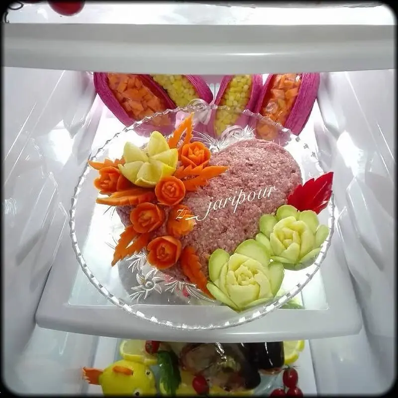 تزئین گوشت قرمز