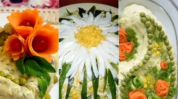 15 مدل تزیین شیک سالاد الویه