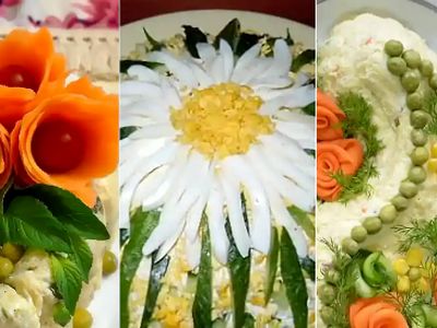 15 مدل تزیین شیک سالاد الویه