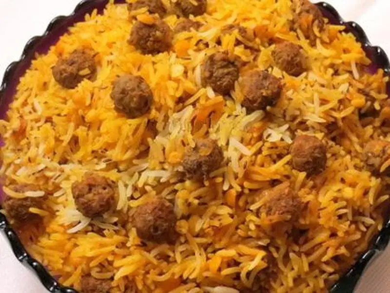 طرز تهیه لپه پلو کرمانی