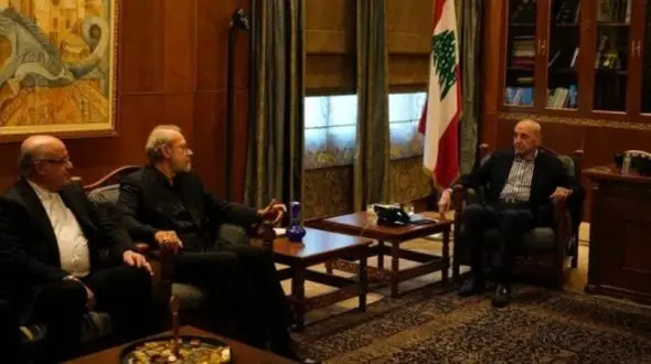 بازتاب سفر لاریجانی به بیروت در رسانه‌های عبری‌زبان