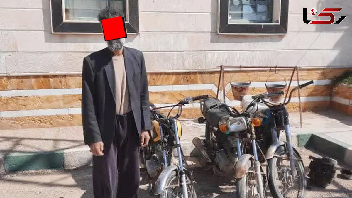 مرد کت و شلواری دزد حرفه ای آبادان بود + عکس