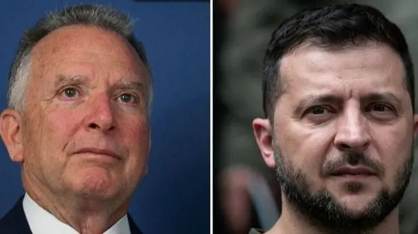 دیدار ویتکاف با زلنسکی در ایرلند پیش از عزیمت به مسکو