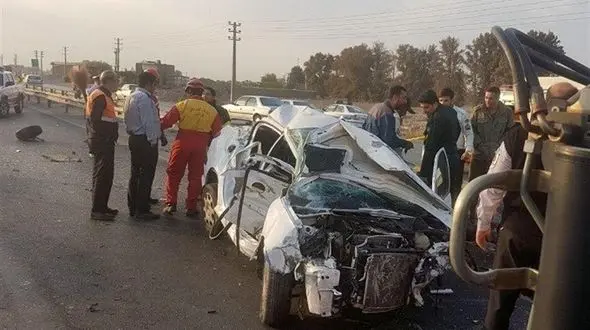  تصادف خونین در محور قزوین ـ زنجان؛ ۷ نفر مصدوم شدند 