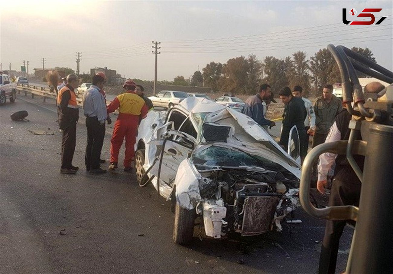  تصادف خونین در محور قزوین ـ زنجان؛ ۷ نفر مصدوم شدند 