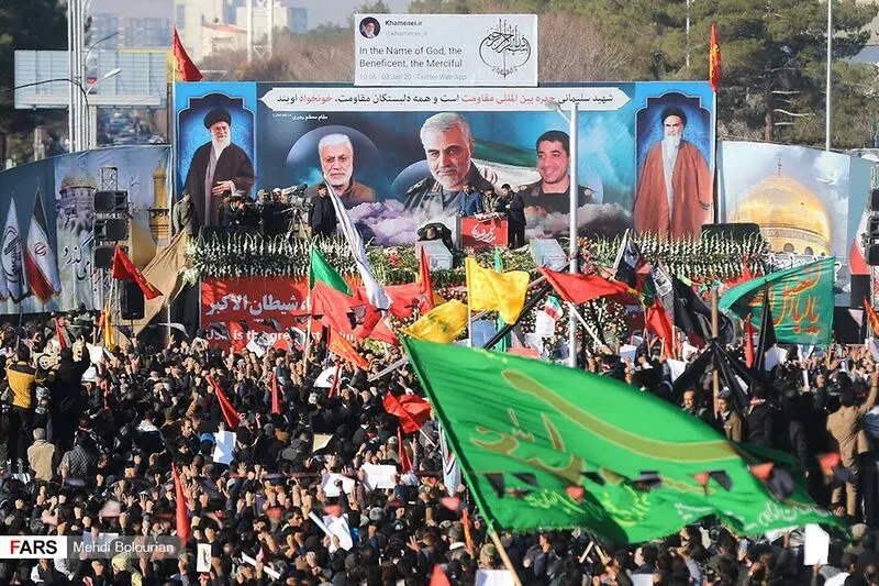آئین تشییع و خاکسپاری سردار«حاج قاسم سلیمانی»