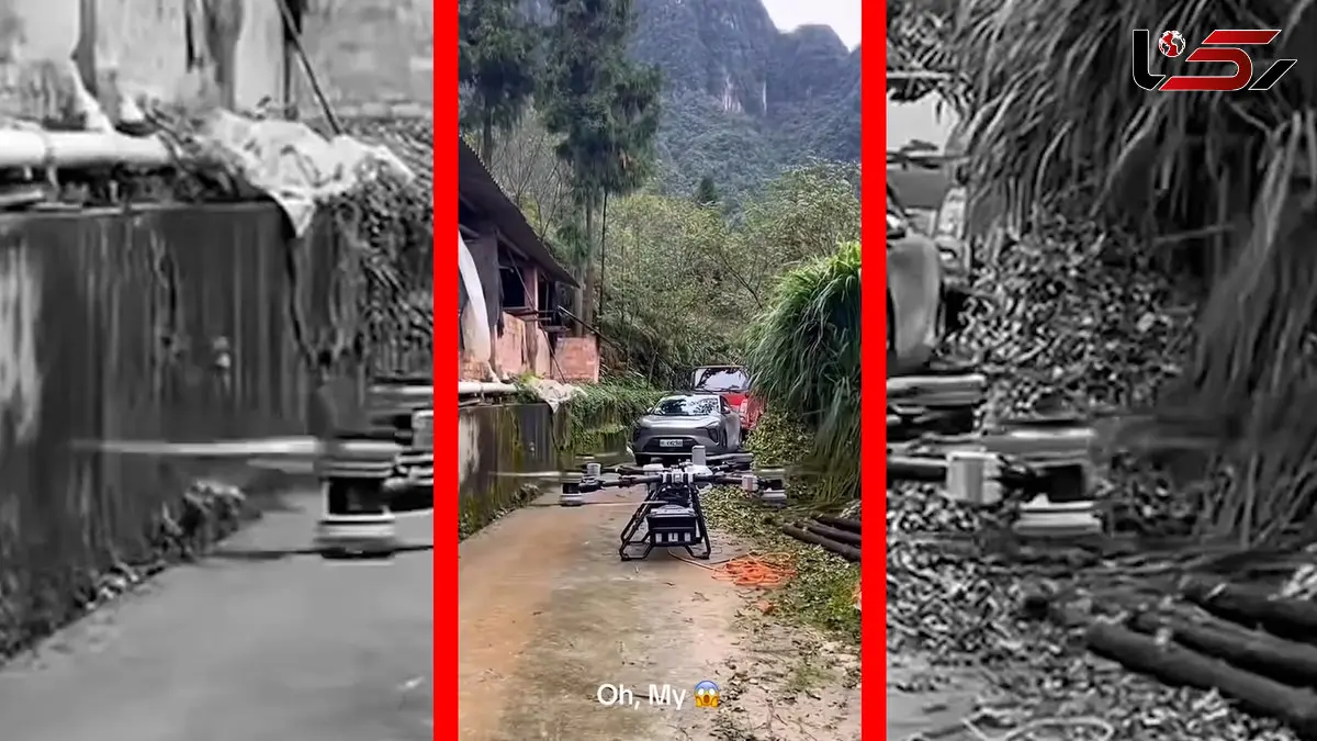 فیلم تلاش ناموفق برای پرواز درون غول پیکر