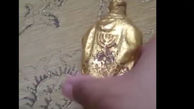 کشف گنج نفیس از جنس طلا هنگام ساخت طلا ! / تمثال زن و مرد اط طلای ناب ! + عکس هایش دیدنی است