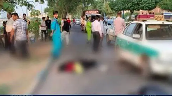 عکس صحنه خودکشی زن ۳۵ ساله از پل کابلی اهواز