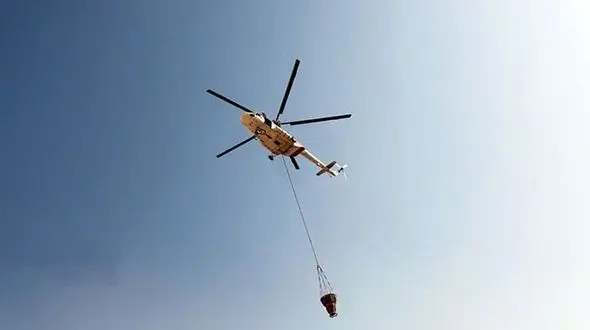  بالگرد اطفای حریق به مراتع کوهدشت اعزام شد