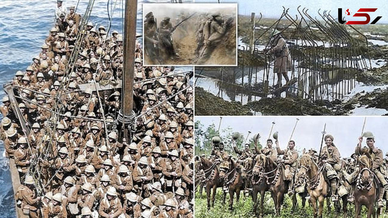 نایاب ترین عکس های رنگی از جنگ جهانی اول + دیدنی