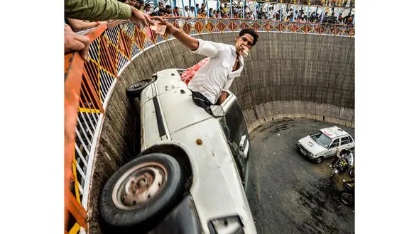 دیوار مرگ در هند + عکس