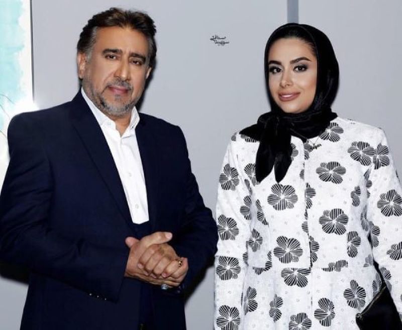 محمود دینی و دخترش