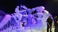 اولین نمایشگاه مجسمه یخی دیجیتال جهان در شهر بروژ بلژیک