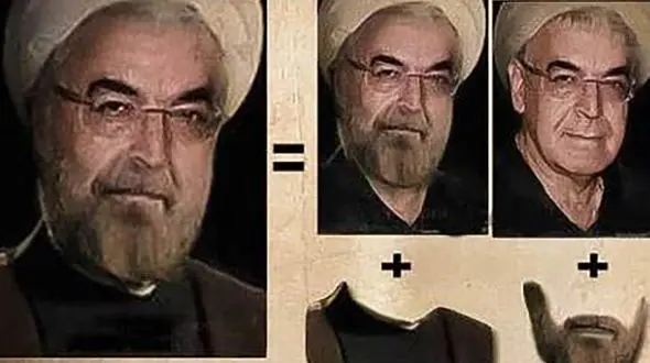 فیلم حمید لولایی: دوست دارم روزی نقش آقای روحانی را بازی کنم / شباهتشان را ببینید !