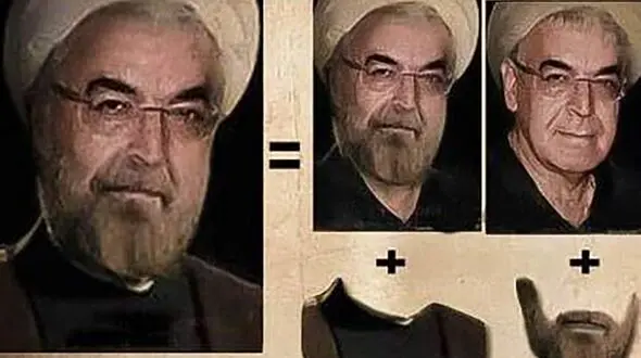 فیلم حمید لولایی: دوست دارم روزی نقش آقای روحانی را بازی کنم / شباهتشان را ببینید !