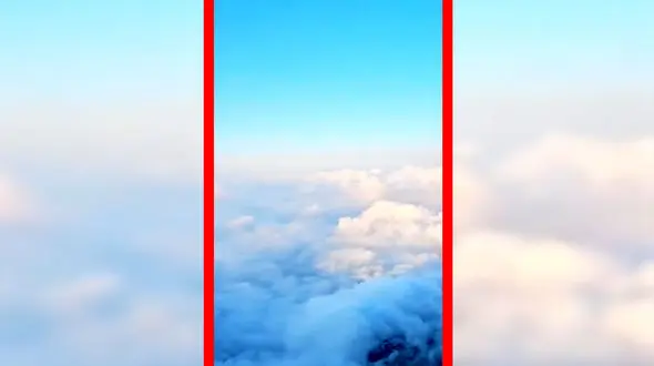 فیلم منظره شگفت انگیز ابرها و کوه درفک