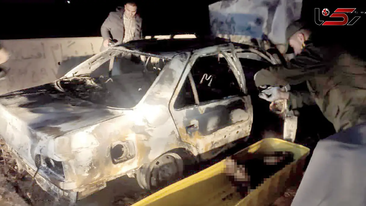 راننده جوان زنده زنده در پژوپارس سوخت / در مشهد رخ داد