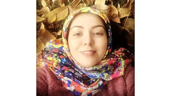 آزاده نامداری در میان برگ های پاییزی + عکس 