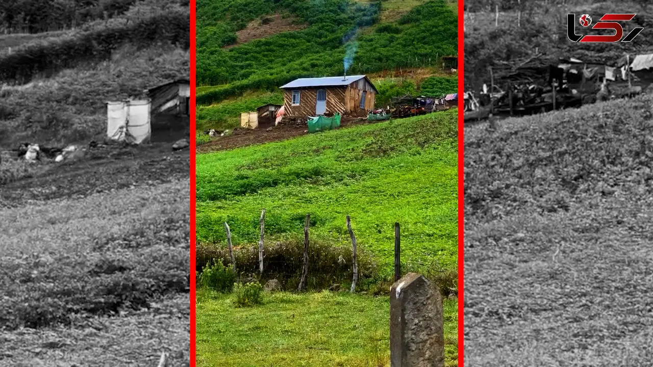 فیلم خانه روستایی در دل کوهستان سرسبز