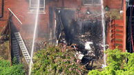 آتش سوزی مشکوک یک خانه/ 3 افسر پلیس در آتش سوختند + عکس