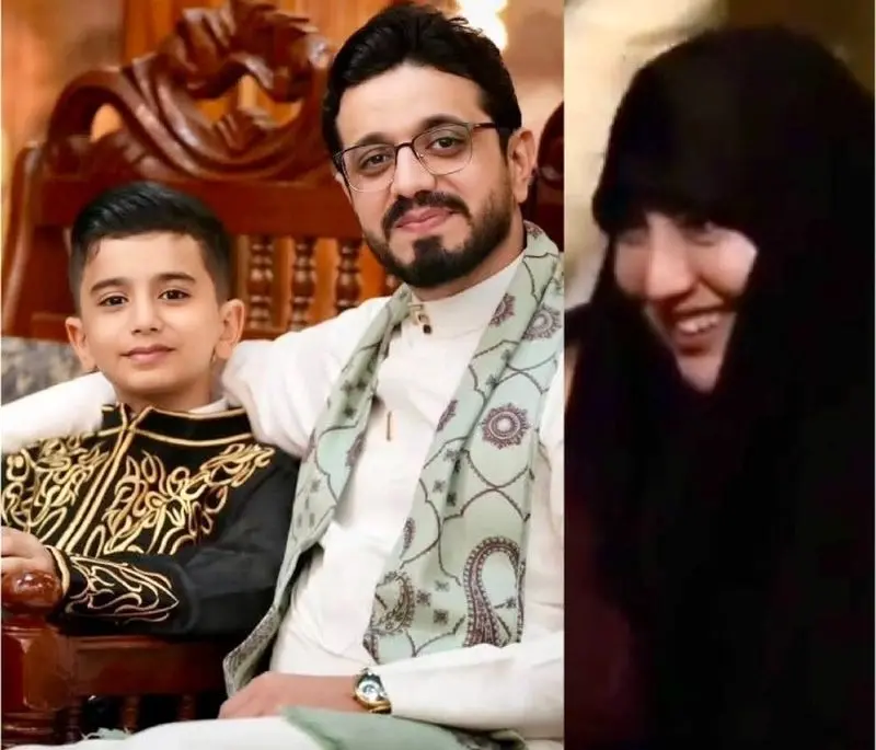 حسنین الحلو و همسرش