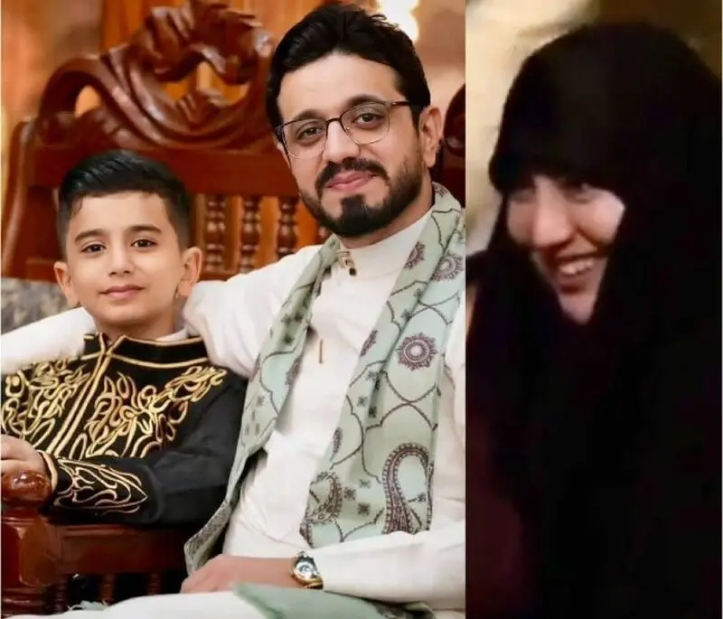 حسنین الحلو و همسرش