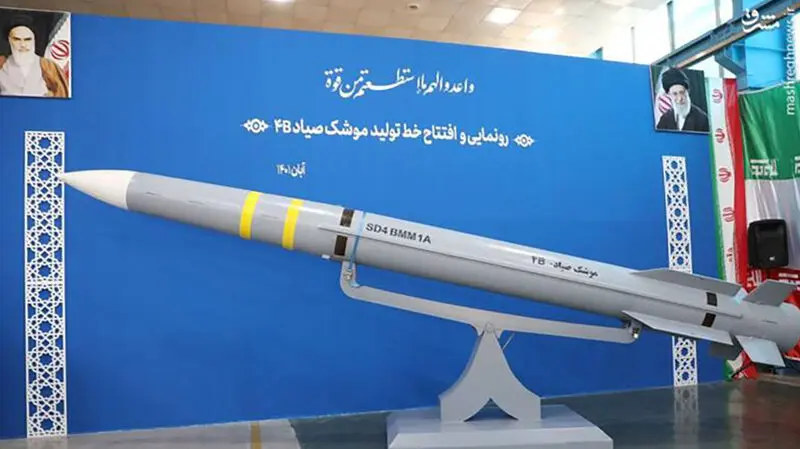 «صیاد ۴-B» نیز به‌عنوان موشک برد بلند در باور ۳۷۳ به‌کار گرفته می‌شود
