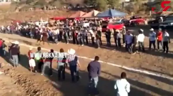 اتفاق دردناک در مسابقه اسب سواری + فیلم