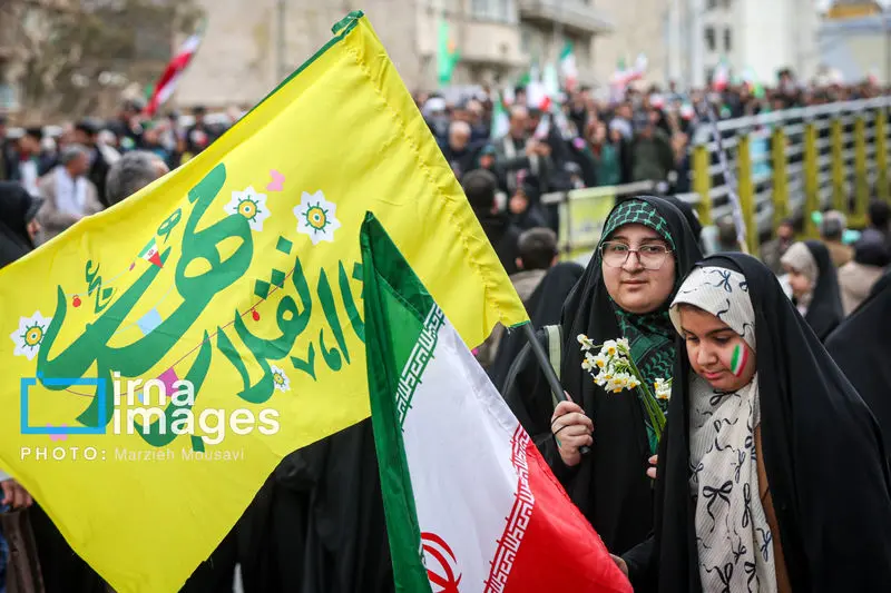 حضور مردم ایران در راهپیماتیی 22 بهمن 1404