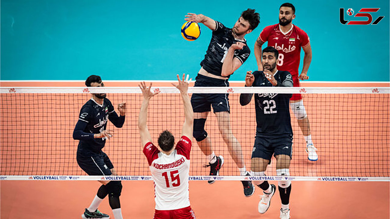 صعود یک پله‌ای والیبال ایران پس از شکست لهستان+عکس